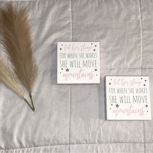 Girls room wall decor